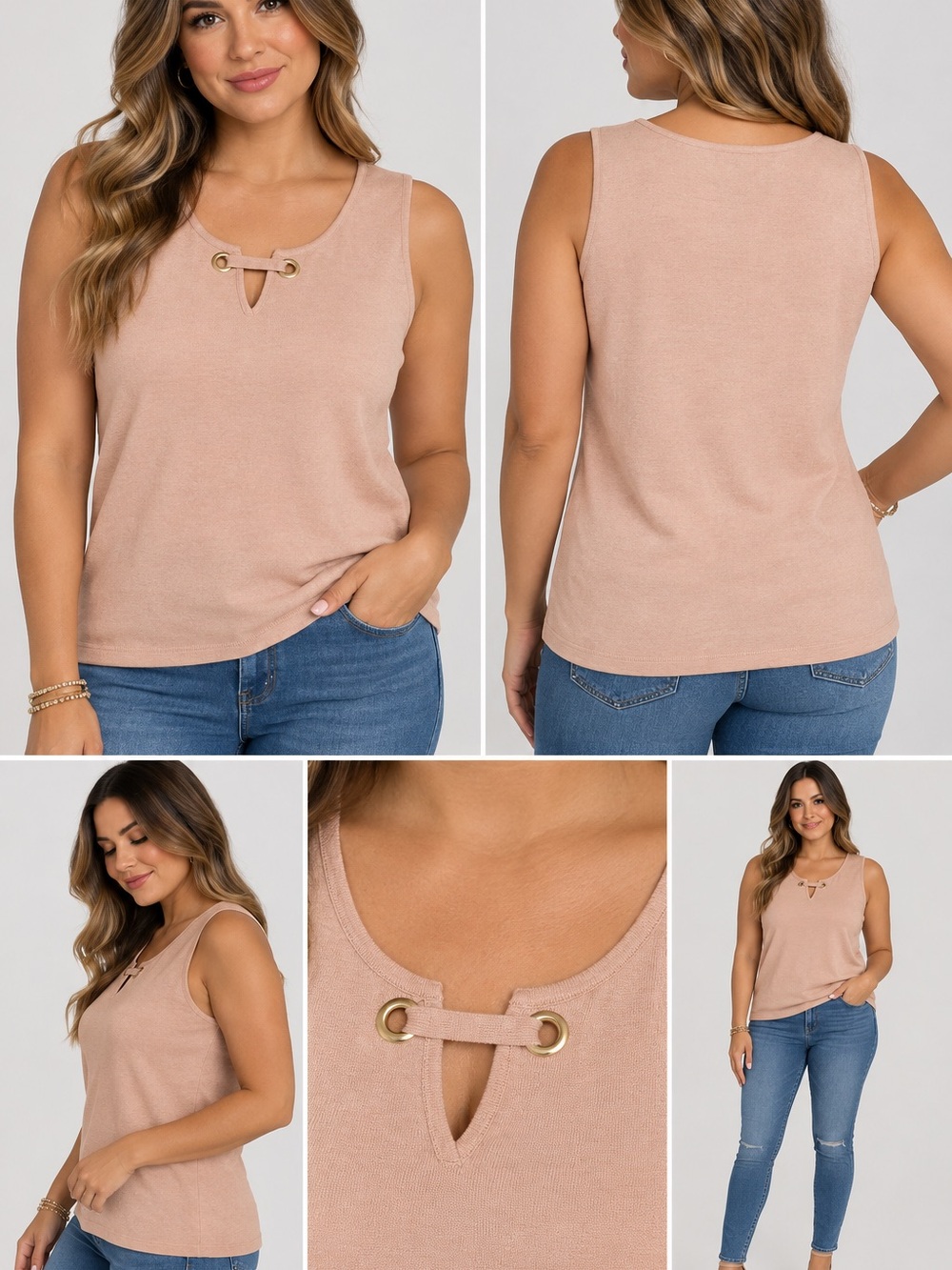 Tank Top in Blush